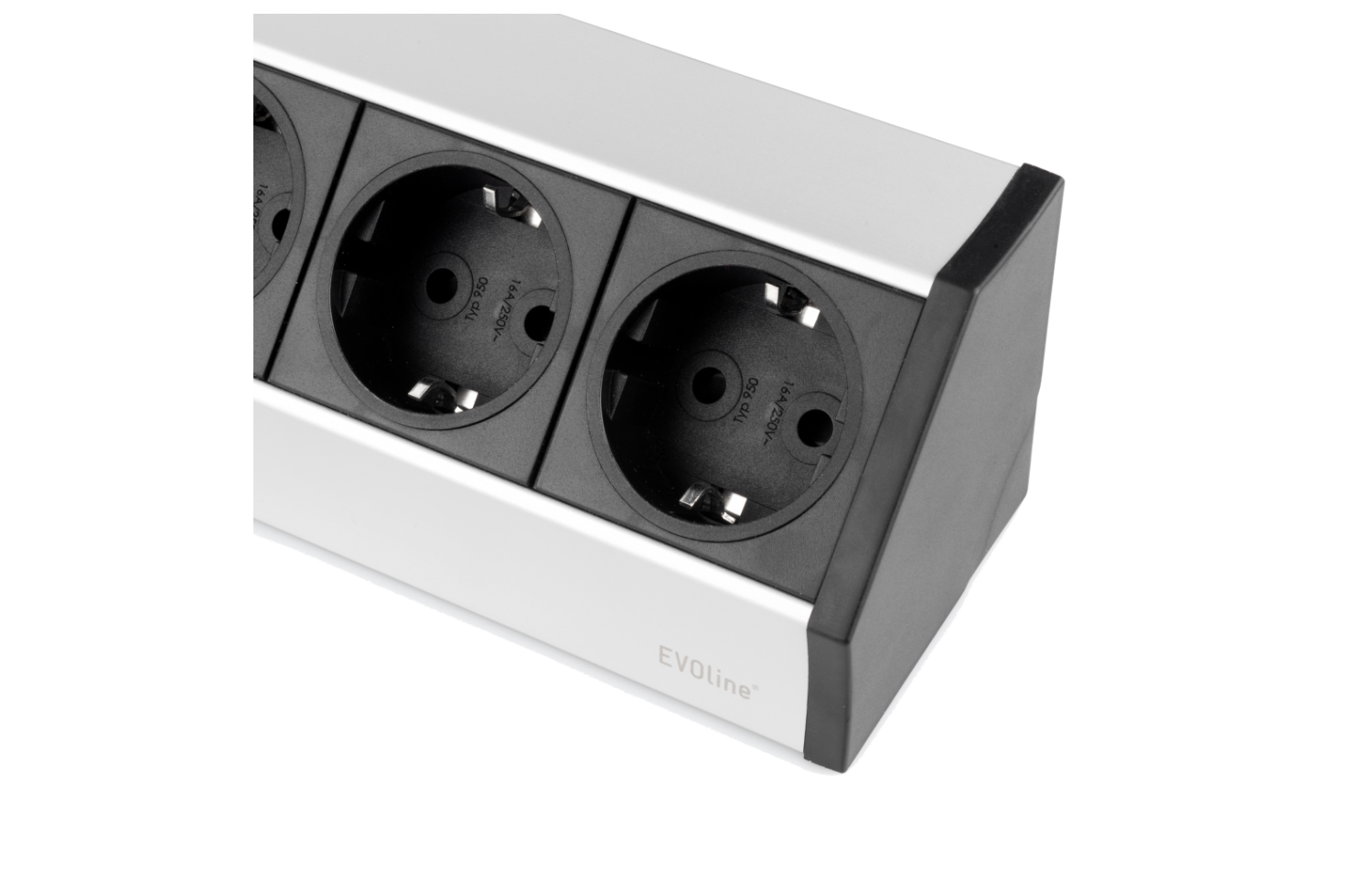 Presa Schuko Superficie Alluminio Fontini BF-18 – 16A 230V Con Protezione Bambini